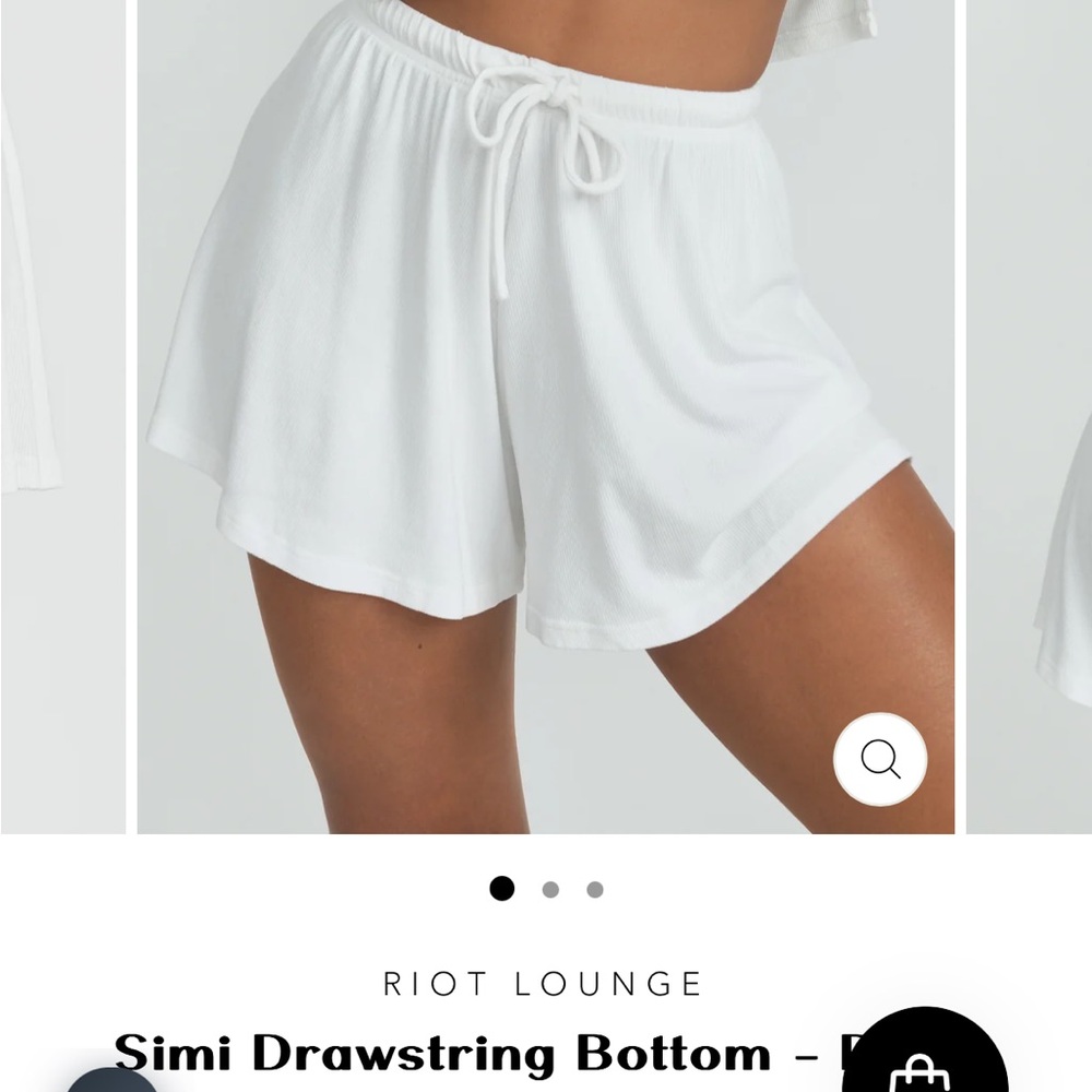 NWT Size Medium Simi Drawstring Bottoms from Riot Swim